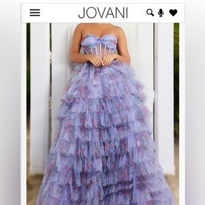 Jovani Lilac Gown